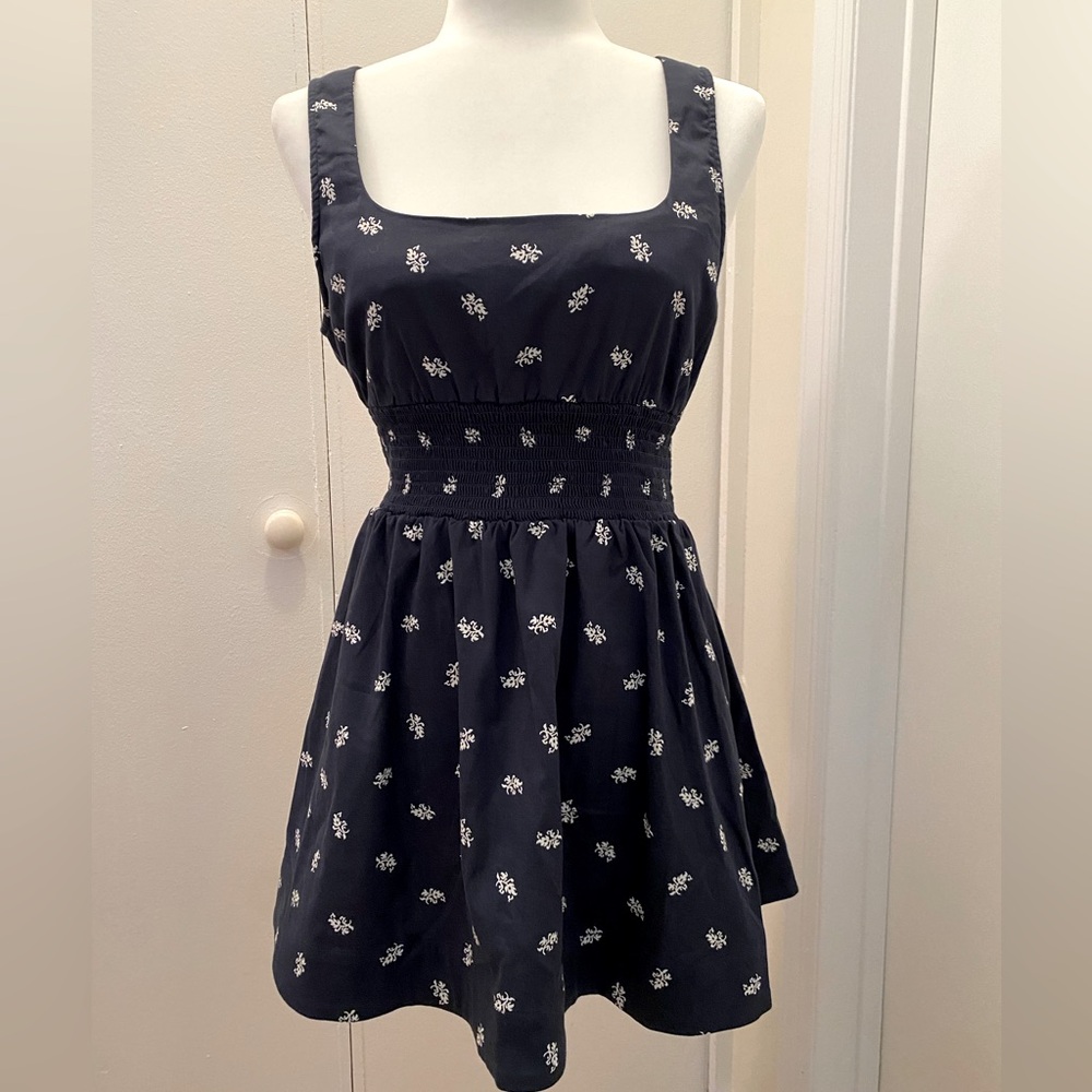 Hill House Cher  Black Floral Mini